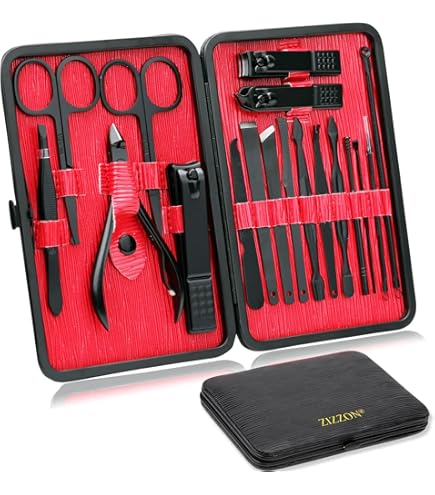Amazon.com : ZIZZON Manicure Set 18 in 1 Professional Pedicure Set